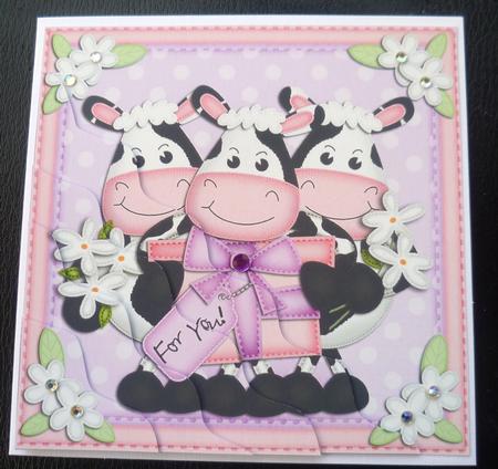 Milly Moo Cow's N Friends Present Wavy Corner Side Stacker by Charlie Angel