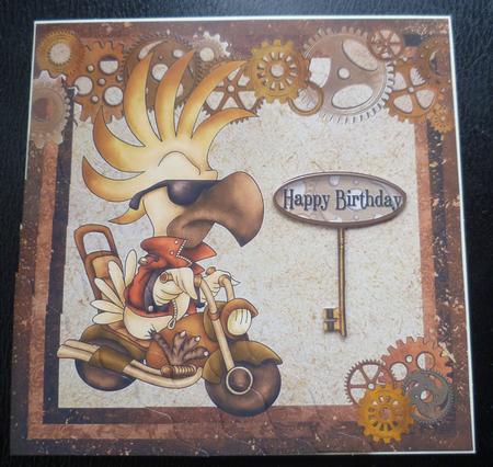 Vintage Cuckoo Motorcycle Corner Stacker by Charlie Angel