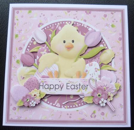 Easter Chick -  Cute Step by Step Card by Charlie Angel