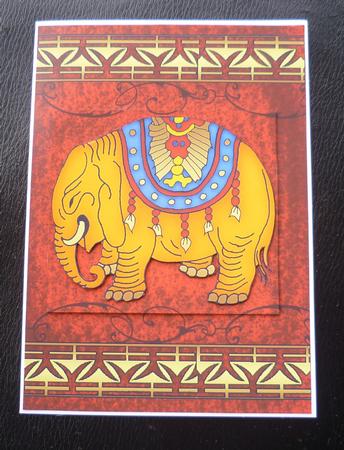 Elephant Birthday Greeting Card by Charlie Angel