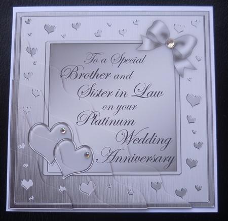 Brother and Sister in Law Platinum Wedding Anniversary by Charlie Angel