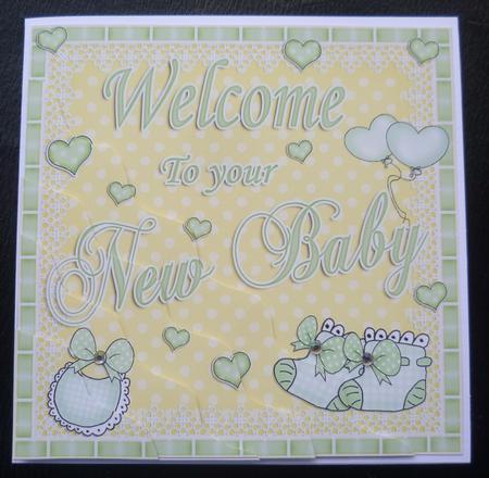 New Baby Boy Wavy Corner Side Stacker Topper by Charlie Angel