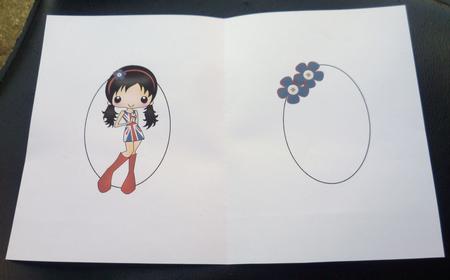 Happy Birthday from England Girl Insert by Charlie Angel