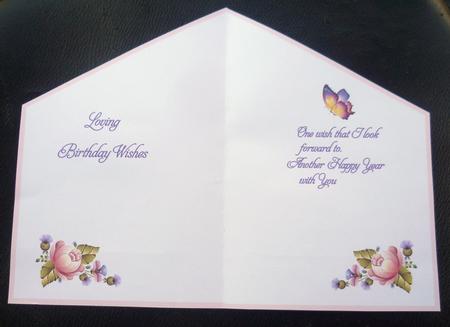 Insert for Pink Heart with Flowers by Charlie Angel