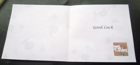 Good Friends Westies Good Luck Insert 6 by 6 by Charlie Angel