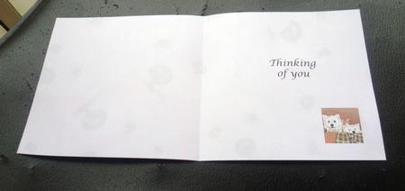 Good Friends Westies Thinking of Insert 6 by 6 by Charlie Angel