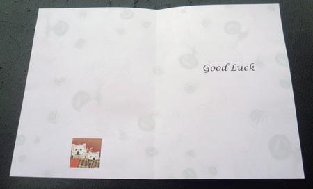 Good Friends Westies Good Luck Insert 7 by 5 by Charlie Angel