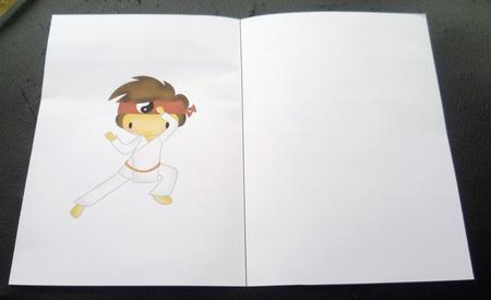 Karate Kid Orange Belt Insert by Charlie Angel