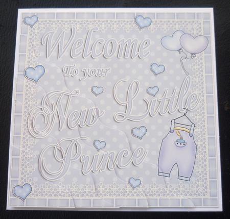 New Baby Prince Wavy Corner Side Stacker Topper by Charlie Angel