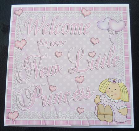 New Baby Princess Wavy Corner Side Stacker Topper by Charlie Angel
