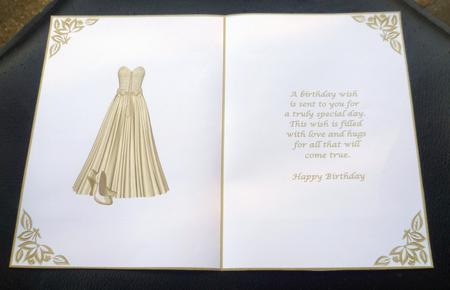Gold Satin Dress Insert by Charlie Angel