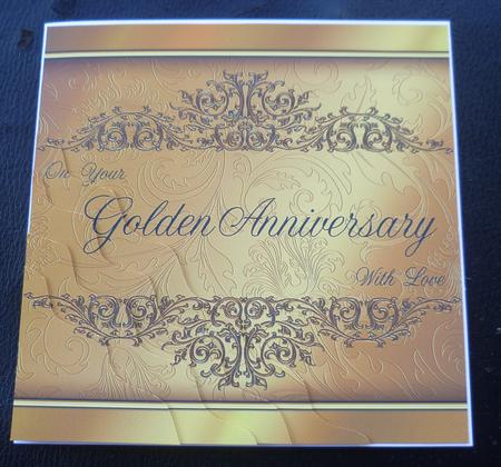 Golden Anniversary Corner Stacker by Charlie Angel
