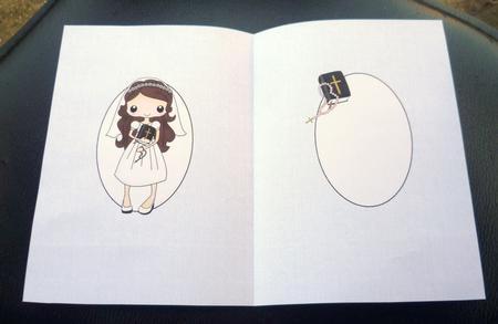 Girls First Communion Insert by Charlie Angel