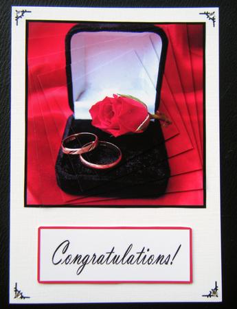 Red Rose and Rings Twisted Pyramid by Charlie Angel
