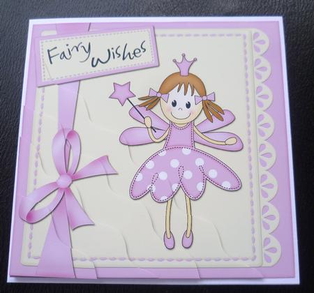 Fairy Twinkletoes and Lace Wavy Corner Side Stacker Topper by Charlie Angel