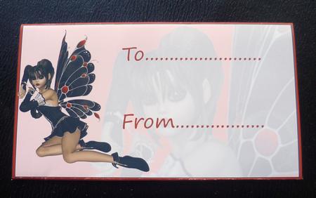 Red & Black Birthday Fairy Money Wallet by Charlie Angel