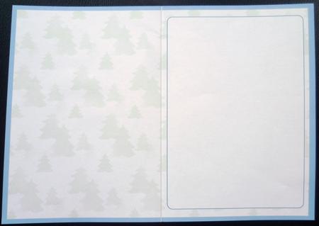 Christmas Insert in Blue by Charlie Angel