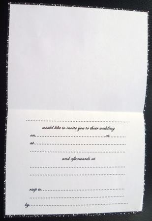 Wedding Insert 3 (black) by Charlie Angel