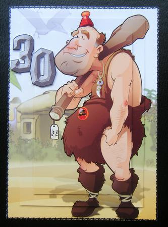 Caveman Dude A4. by Charlie Angel