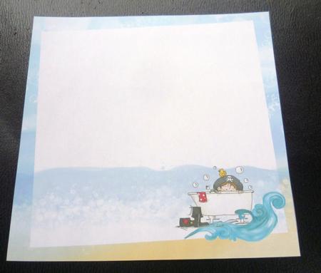 Bath at the Beach 8inch Insert Ink Saving Version by Charlie Angel