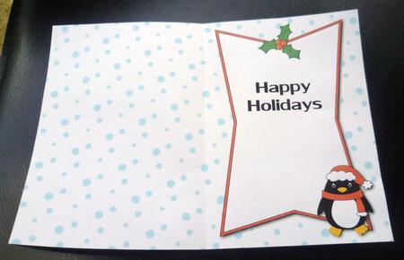 Christmas for Eddy the Penguin Insert 2 by Charlie Angel