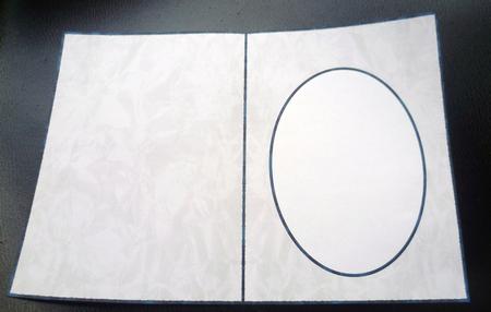 Glass Pebble Cross 1 - Card Insert by Charlie Angel