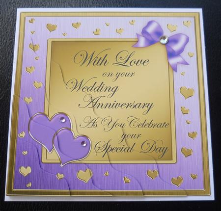 Wedding Anniversary Wavy Corner Side Stacker by Charlie Angel