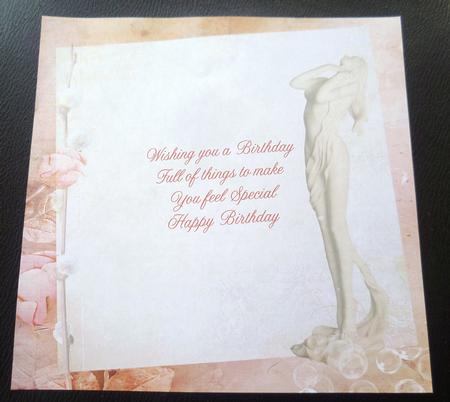 Pamper Yourself Goddess Insert Birthday by Charlie Angel
