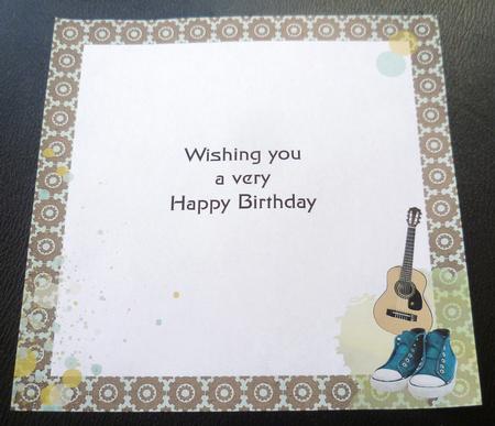 Boys Room 8x8 Inch Insert Happy Birthday by Charlie Angel