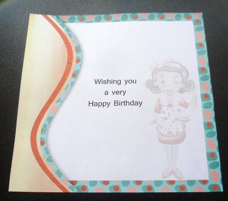 A Woman's Work Domestic Goddess Insert Housewife Birthday by Charlie Angel