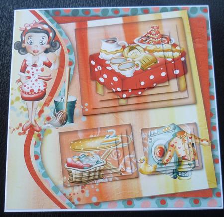 A Woman's Work Domestic Goddess Triple Pyramid by Charlie Angel