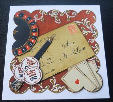 Red Roulette Son In-law 5.5in Scallop Step by Step by Charlie Angel