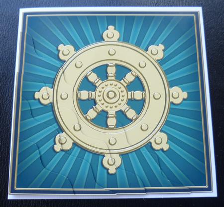 Buddhist Wavy Corner Side Stacker Topper by Charlie Angel
