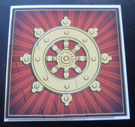 Buddhist Wavy Corner Side Stacker Topper by Charlie Angel