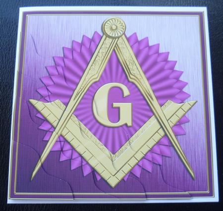 Masonic Wavy Corner Side Stacker Topper by Charlie Angel