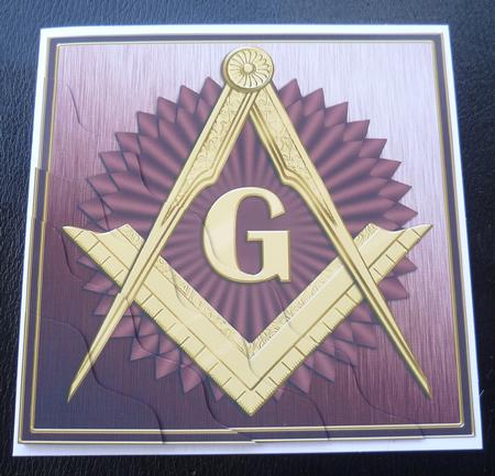 Masonic Wavy Corner Side Stacker Topper by Charlie Angel