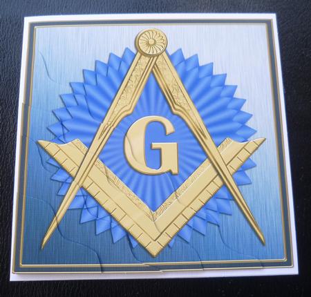 Masonic Wavy Corner Side Stacker Topper by Charlie Angel