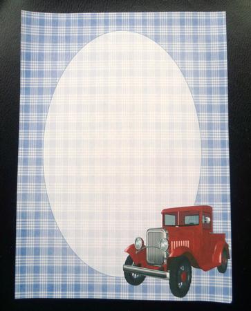 Winter Truck Ride A4 Insert by Charlie Angel