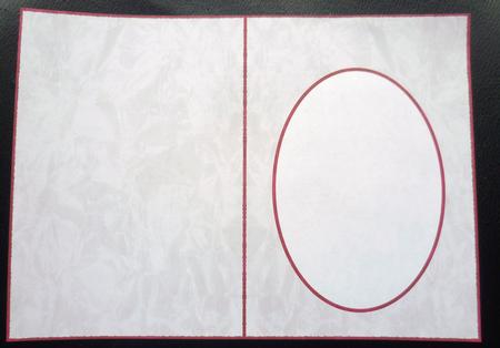 Glass Pebble Cross 5 - Card Insert by Charlie Angel
