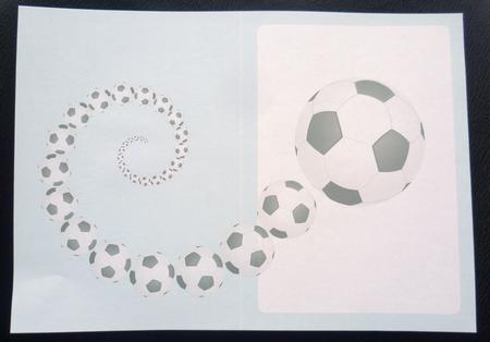 Football Fan Insert Light Blue by Charlie Angel