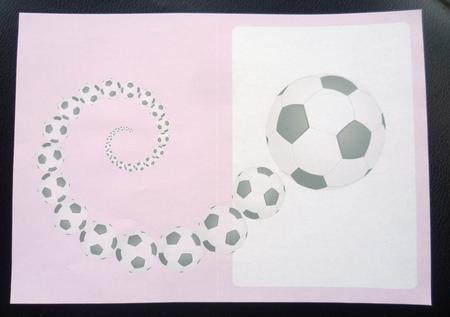 Football Fan Insert Pink by Charlie Angel