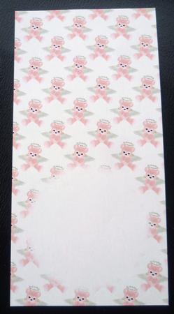 Pink Angel Teddy Insert/card Base 1 Mix N Match by Charlie Angel
