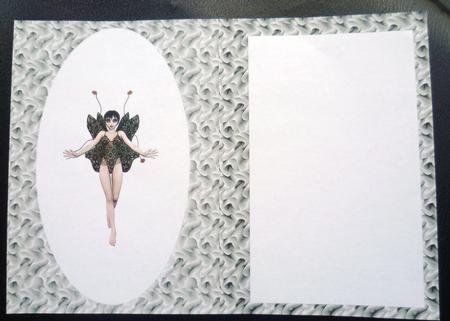 Black Lace Fairy Insert by Charlie Angel