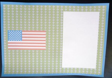 American World Cup Soccer Male Insert by Charlie Angel