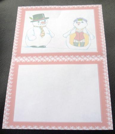Funny Naughty Mrs & Mrs Snowman Ooh La La! Insert by Charlie Angel