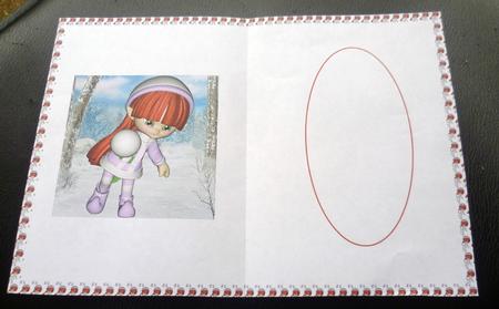 Elf Girl with Red Hair Insert by Charlie Angel