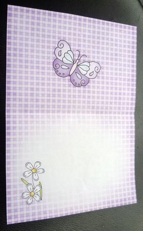 Fluttery Butterfly Insert A5 Landscape by Charlie Angel