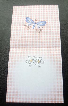 Fluttery Butterfly Insert Square Landscape by Charlie Angel