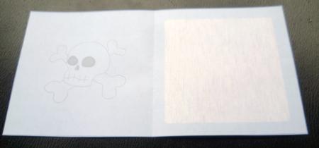 Emo Kid Square Insert (blue) by Charlie Angel