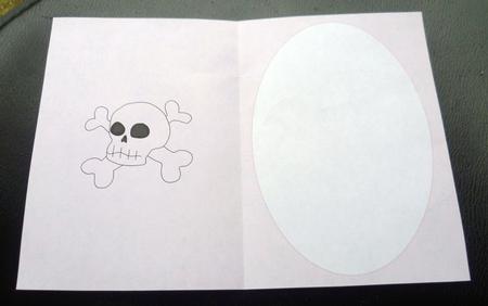 Skull and Cross Bones Insert (pink) by Charlie Angel
